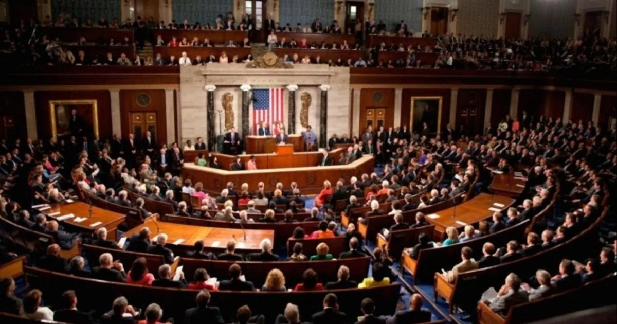 Сенат США під час голосування за санкції проти росії
